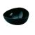 Mini Bowl fekete 50 ml-es Pohárkrém-desszert tégely, 75x75x30 mm