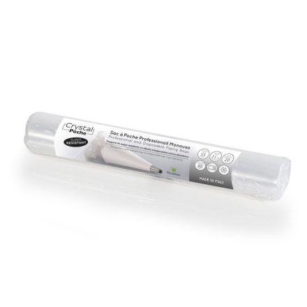 Átlátszó fehér szuper erős 55 cm-es eldobható, 20 db/csomag