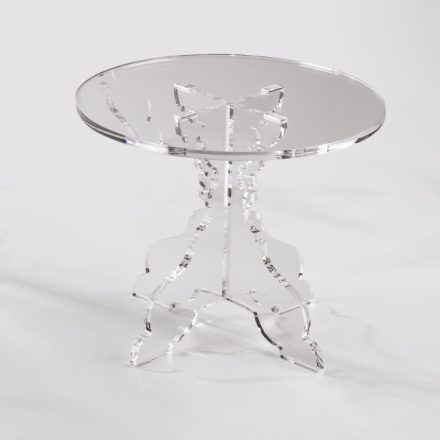 BAROQUE torta állvány átlátszó plexi 26 cm-es átméró 21 magas a Martellato-tól
