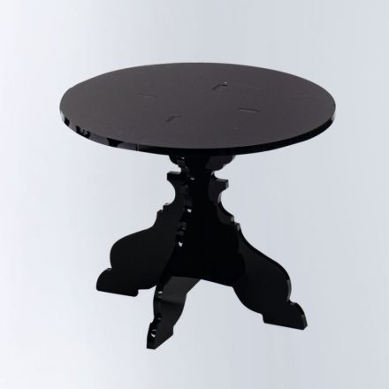 BAROQUE torta állvány fekete plexi 26 cm-es átméró 21 magas a Martellato-tól