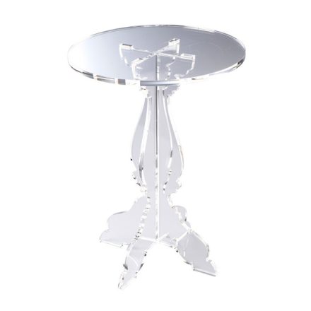 BAROQUE torta állvány átlátszó plexi 26 cm-es átmérő 35 cm magas a Martellato-tól