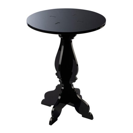 BAROQUE torta állvány fekete plexi 26 cm-es átmérő 35 cm magas a Martellato-tól
