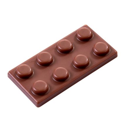 Chocobrick csokoládéforma (MA6005), 275x175 mm, 20 db-os, polikarbonát