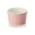 Pasztell rózsaszín sorolható porcelán Ramekin-szufléforma, 7x4 cm